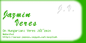 jazmin veres business card